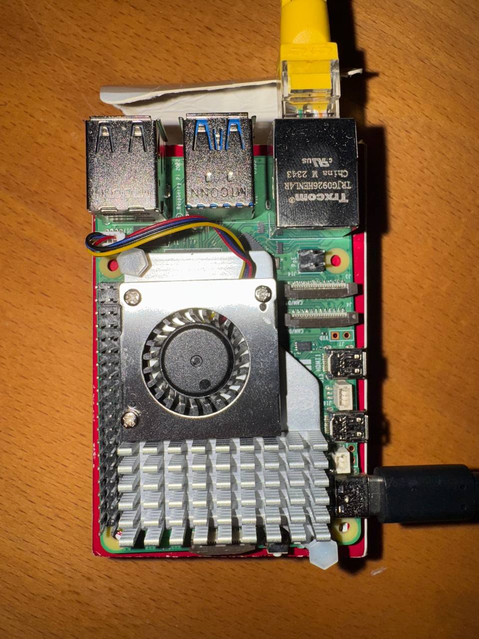 Active cooler installed on Raspberry Pi 5